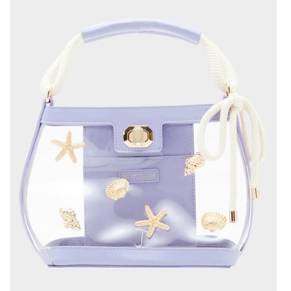 NWT! SEAS THE DAY Purple Purse/Bag by Betsy Johnson